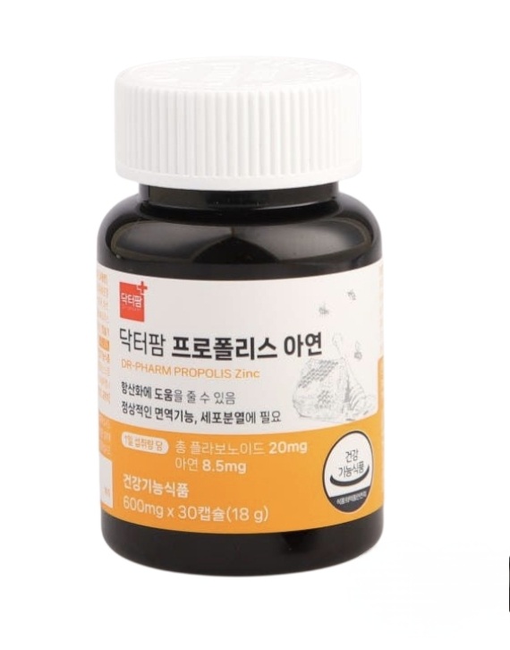 <b>닥터팜</b> 프로폴리스 <b>아연</b> 30캡슐, 1개