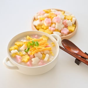 100% 우리 농산물로 만든 삼색 꽃 떡국떡 500g 꽃떡, 올빛
