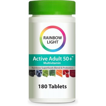 레인보우라이트 <b>액티브 어덜트 50</b>+ 멀티비타민  180정  제조사 레인보우라이트
