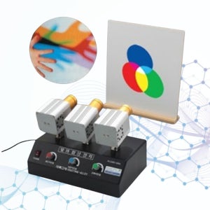 학교 과학실험 빛의 삼원색 합성원리 조광기 빛합성장치 과학인재 첫과학