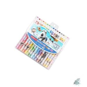 별하샤인 16색 종이말이 색연필 빼꼼 빼꼼색연필 칼라펜슬 색연필세트