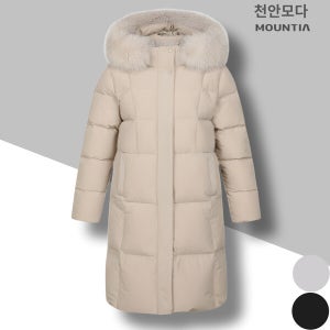 마운티아  여성 겨울 포근한 터치감과 보온성이 좋은 데일리 헤비다운  윈터헤비다운자켓4 1MQJDWU506 베이지 모다아울렛 천안아산점