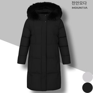 마운티아  여성 겨울 포근한 터치감과 보온성이 좋은 데일리 헤비다운  윈터헤비다운자켓4 1MQJDWU506  블랙 모다아울렛 천안아산점