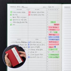 루틴체크플래너 A6 2026 우선순위 표 일일 기록 할 일 정리 휴대용