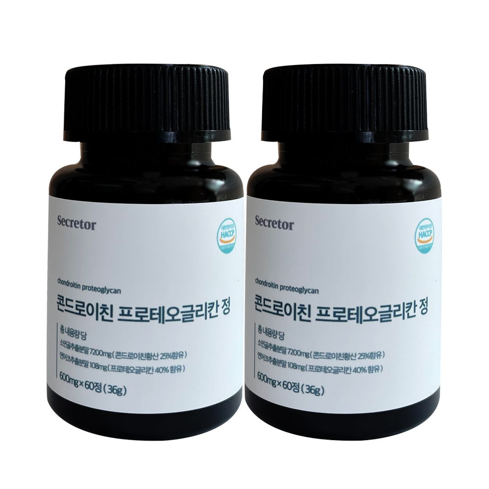 시크리터 콘드로이친 프로테오글리칸 소연골 60정, 1개