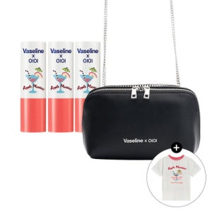 [바세린] 바세린 립 테라피 컬러 케어 4.2g 3개 + 바세린 X OIOI 콜라보레이션 미니크로스백 5735563