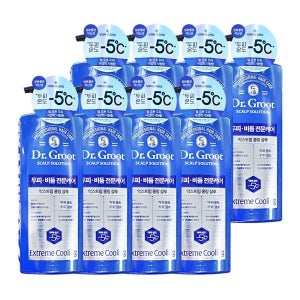 엘지 리엔 닥터그루트 스칼프 솔루션 샴푸 익스트림 쿨링 700ml 8개 헤어