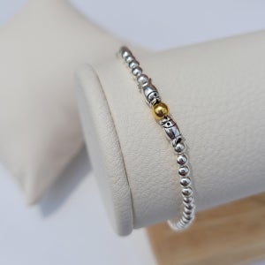 실버 원석 헤마타이트 행운 물고기 참 팔찌, 디아루링