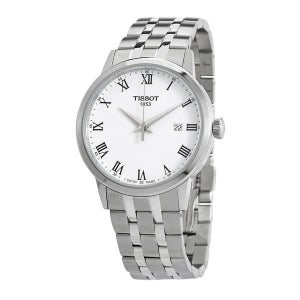 티쏘 남성 쿼츠 시계 화이트 다이얼 832009 클래식 드림 T129 410 11 013 00 142544278