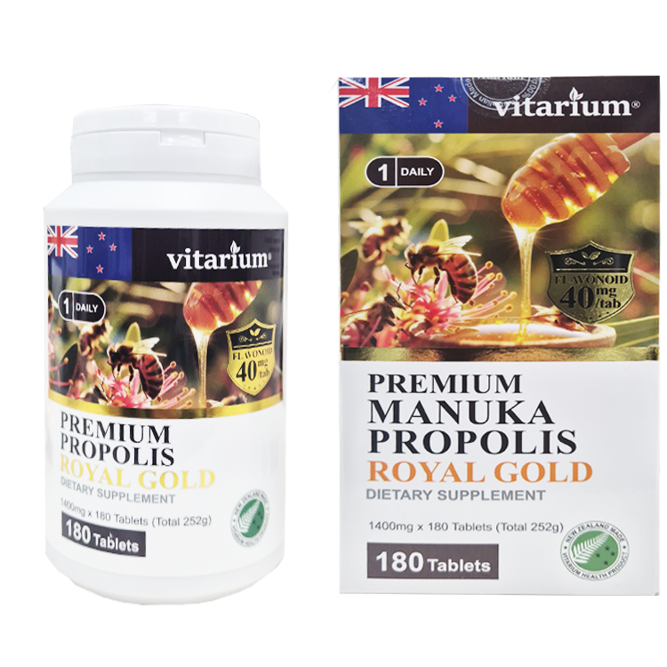비타리움 마누카 <b>프로폴리스</b> <b>로얄</b> <b>골드</b> 180정  1개  180회분