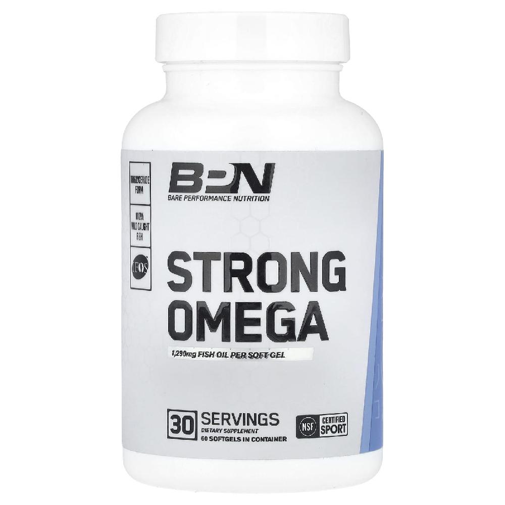 비피엔 오메가3 피쉬오일 1290mg <b>Strong Omega</b> 소프트젤 60정  1개