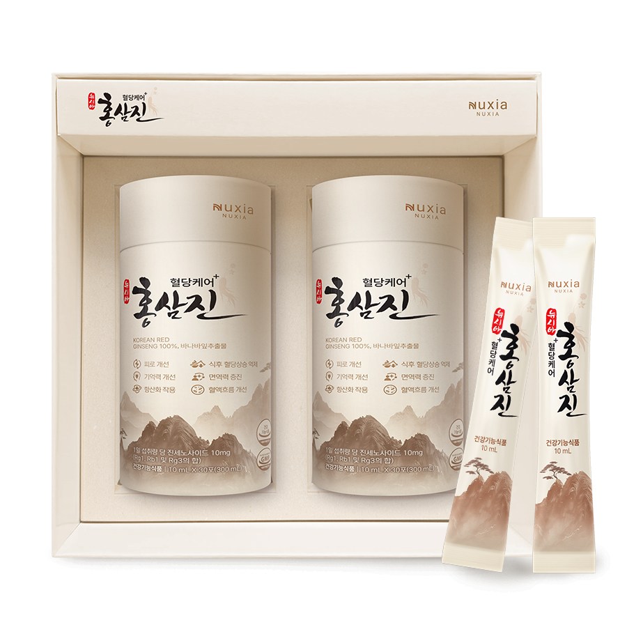 뉴시아 혈당케어+ 홍삼진 제품 이미지