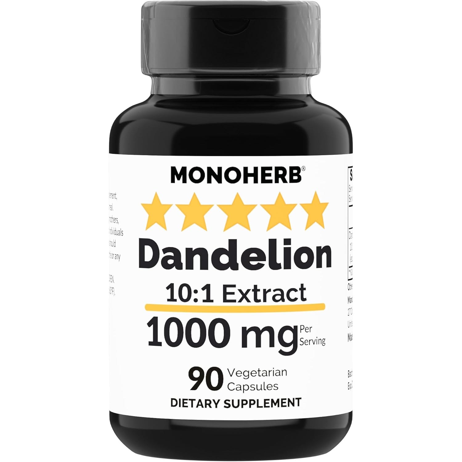 모노허브 <b>피지움 추출물</b> 1000mg 90캡슐  1개  90정