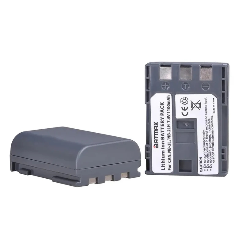 3Pcs NB 2LH NB-2L BP-2L5 배터리 + LED canon 호환 Rebel XT EOS 350D PowerShot S50 G9 400D 용 USB <b>듀얼</b>  03 <b>2xB</b>