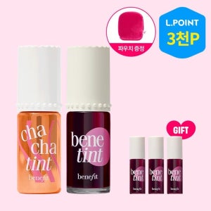 [롯데백화점] 베네피트 [12적립] 립 앤 치크 틴트 듀오(+틴트정품용량+벨벳파우치) (+L.POINT3천점) LE1220617167