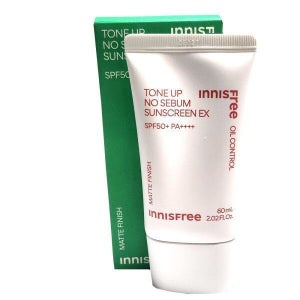 New 이니스프리 톤업 노세범 선스크린 EX SPF50+PA++++ 60ml