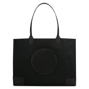 토리버치 여성 엘라 시그니처 로고 블랙 토트백 87116 001