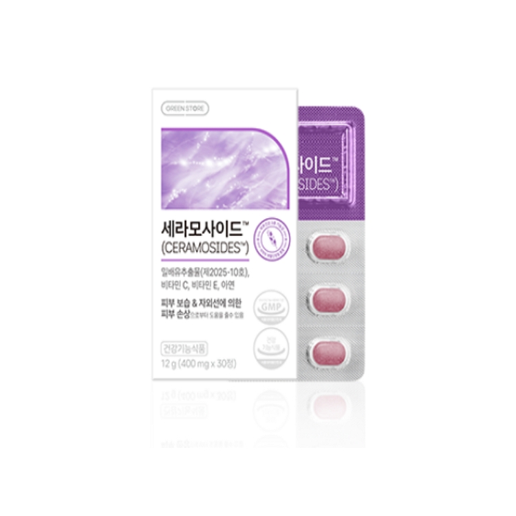 <b>그린스토어</b> 세라모사이드 400mg x 30정, 1개