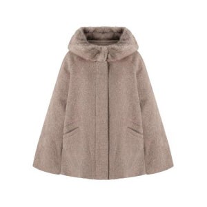 [크로커다일레이디]밍크 카라의 중기장 울 코트_CLDWLF613