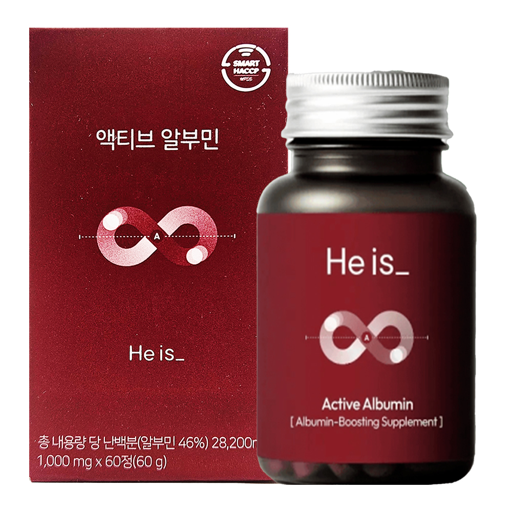 아오스 액티브 알부민 60정, 1개