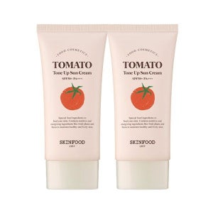 스킨푸드 토마토 톤업 선크림 SPF50+ PA+++ 50mlx2개
