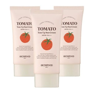 스킨푸드 토마토 톤업 선크림 SPF50+ PA+++ 50mlx3개