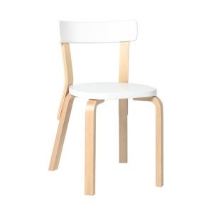 [루밍] ARTEK Chair 69 2Heights White Lacquered-Birch