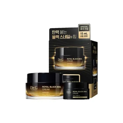 <b>닥터</b>지 <b>로얄</b> 블랙 스네일 크림 50ml +15ml 기획세트