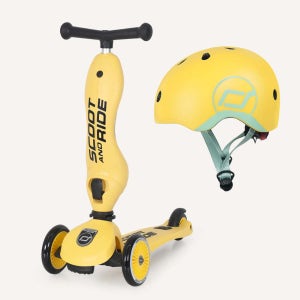 킥1 레몬+헬멧S 세트 유아킥보드 어린이 씽씽카