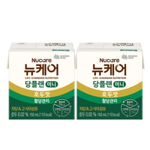 [본사공식몰] 당플랜 미니 150ml (48팩) 대상웰라이프 당뇨식 노인 환자 시니어 간식 당뇨 영양식 건강식 호두 빨대