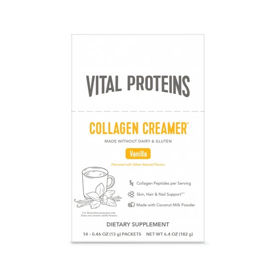 바이탈 프로틴스 <b>콜라겐 크리머</b> 바닐라 14개입 5g 콜라겐
