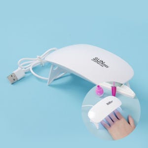 미니 UV LED 젤네일 램프화이트 무선젤램프 접이식젤램프 젤네일램프휴대용