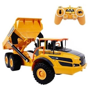 바니랜드 자동차장난감 RC카 무선 볼보 굴절식 덤프트럭