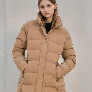 캘빈클라인스포츠 캘빈클라인 스포츠 여성 중량 다운 점퍼 (베이지)