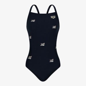 [롯데백화점] 아레나 플러피프렌즈3 선수 고양이자수 크로스 스트랩백 원피스 수영복 A5FL1CO09NVY LE1220633481