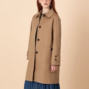 [키이스] 베이직 비죠 하프 코트 KE24A1FRU4381