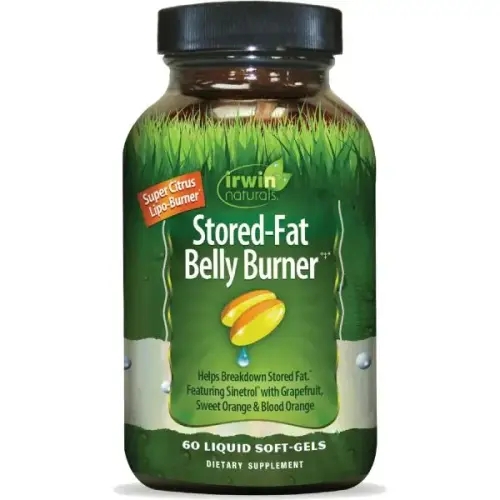 Irwin Naturals Stored-Fat Belly Burner - with <b>Sinetrol</b>, Grapefruit, Sweet Orange  Blood Orange - 60