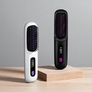 무선 빗고데기 매직 브러쉬 고데기 출근 전 빠른 머리손질 휴대용 여행용