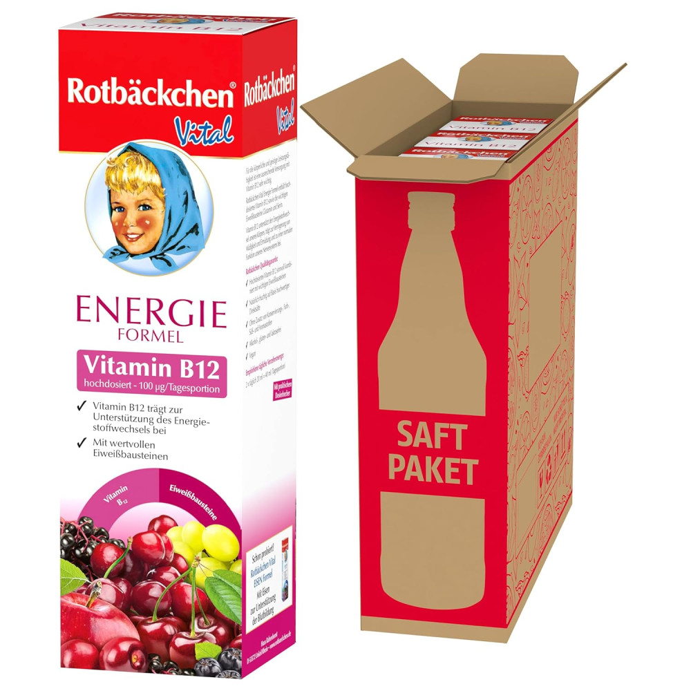 로트벡쉔 <b>바이탈 에너지</b>포뮬러 비타민 <b>450ml</b> 3개 독일