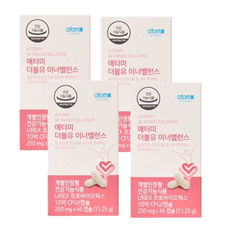 애터미 <b>더블유 이너밸런스</b> 여성 유산균 식물성 에터미 아토미 프로바이오틱스 질 4개 DJ