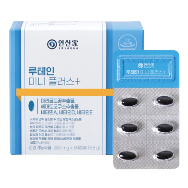 인산가 루테인 미니 플러스 60캡슐, 1개