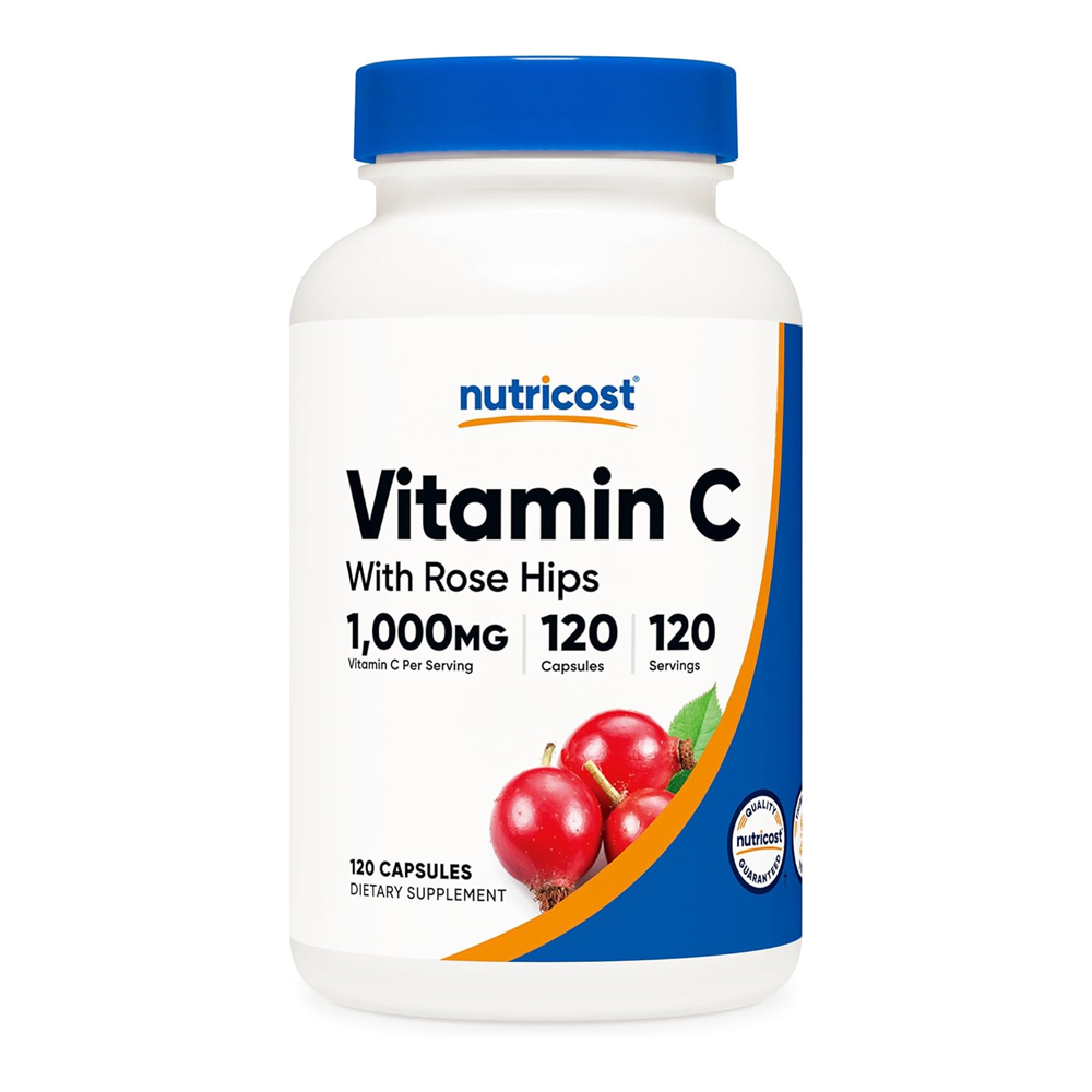 뉴트리코스트 <b>로즈힙</b> <b>비타민</b>C <b>1000mg</b> 120캡슐, 1개