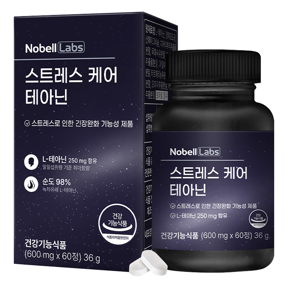 노벨랩스 <b>테아닌</b> 60정, 1개