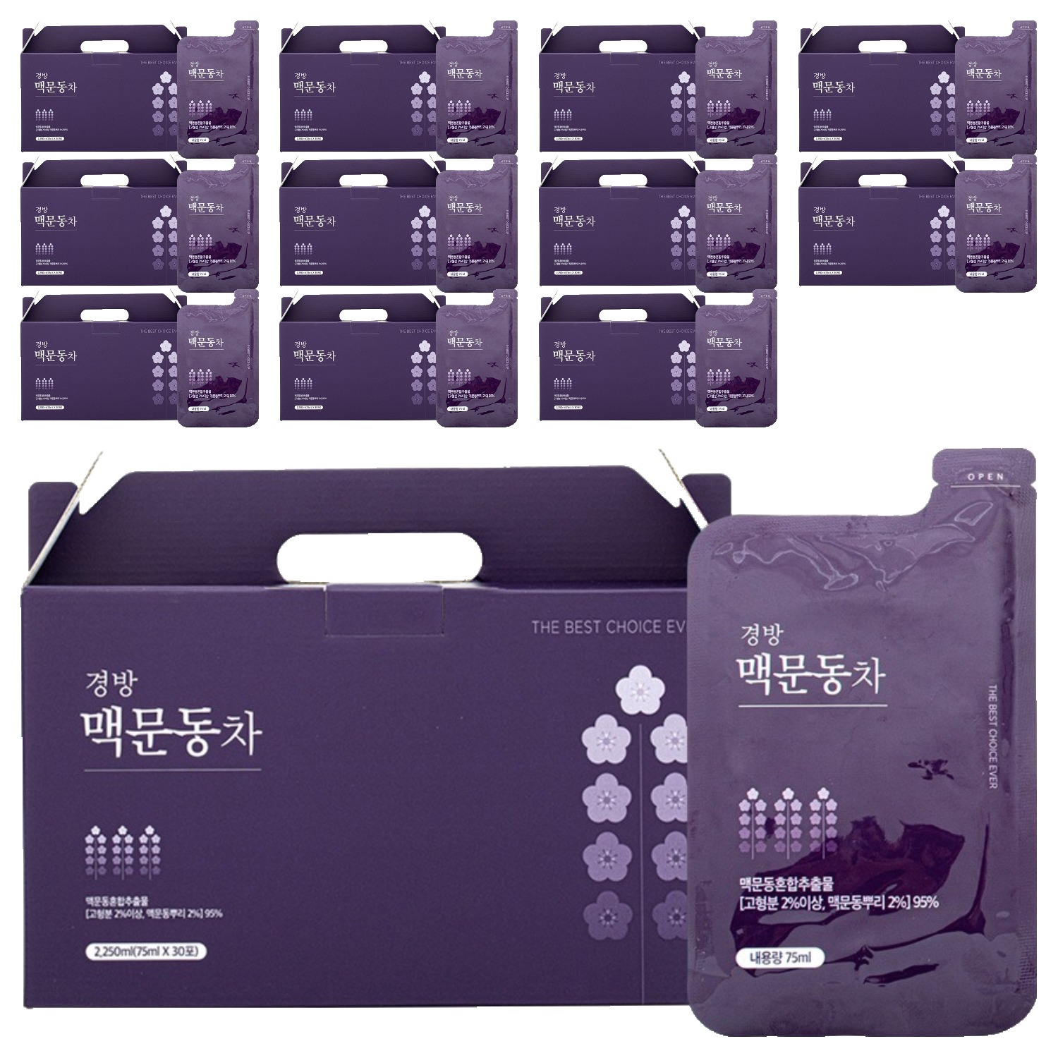 <b>경방신약</b> 맥문동차  2.25L  12개