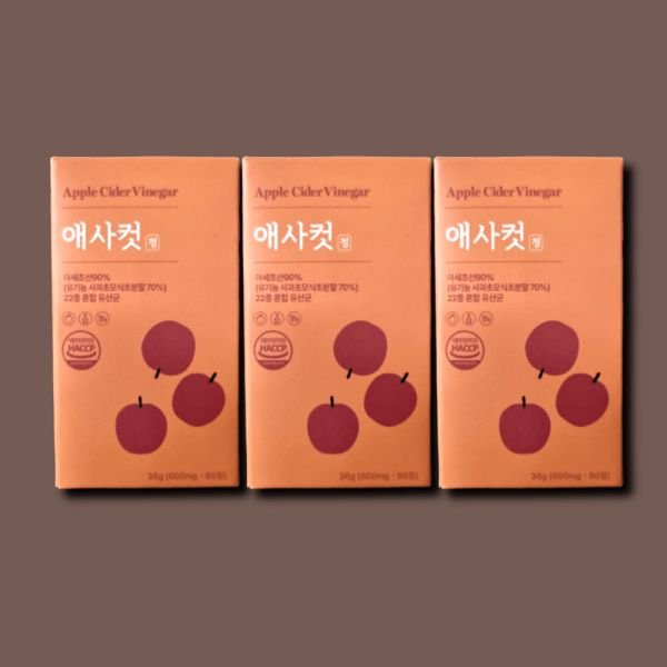 애사컷 정 <b>애사비 600mg</b> 60정 3개 515828