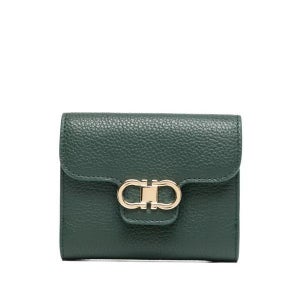 페라가모 배송 25FW 살바토레  간치니 멀티 포켓 반지갑 220961785781 MOSS