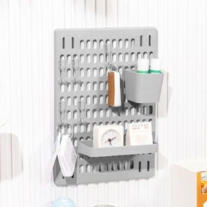 홈데코 접착식 페그보드 선반 세트 사무실 타공판 타공판보드 타공보드 타공판선반