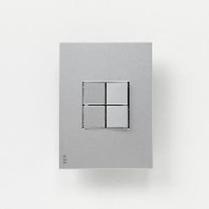 제닛 1로 2구 스위치 실버 ABB 자재