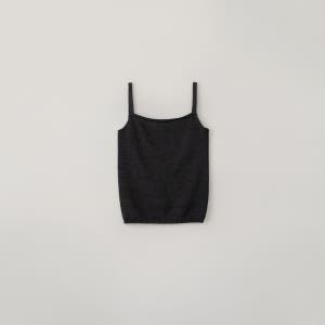 [블랭크룸 우먼] CRISPY SLEEVELESS KNIT_CHARCOAL