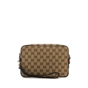 구찌 남성 베이지 GG 캔버스 클러치 834802FAEPS 9752